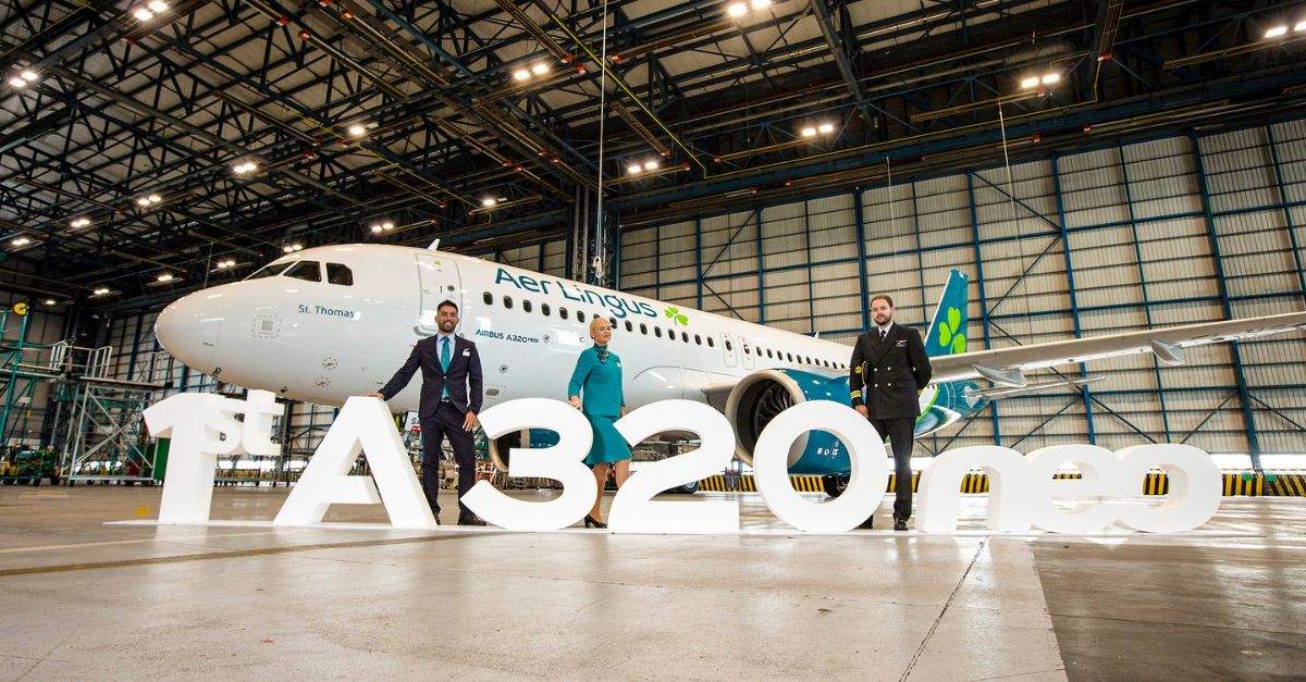 Aer Lingus takes delivery of first Airbus A320neo