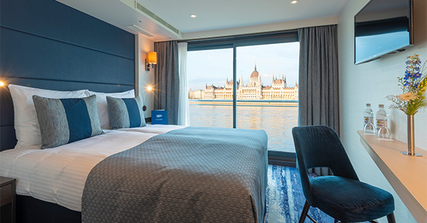 Danube River cruise room