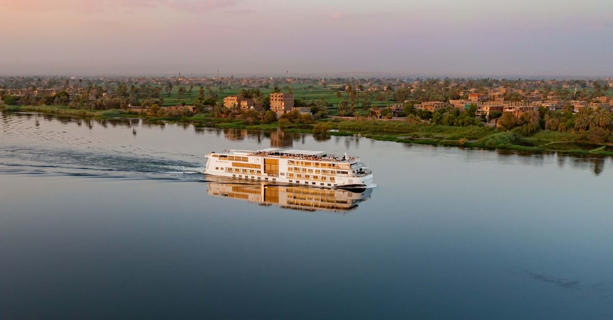 Viking names newest river ship in Egypt ceremony