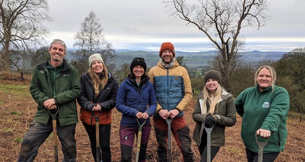 Adventure Tours UK is creating a new Welsh woodland within Moel Famau Country Park, in partnership with the Clwydian Range & Dee Valley Area of Outstanding Natural Beauty. 