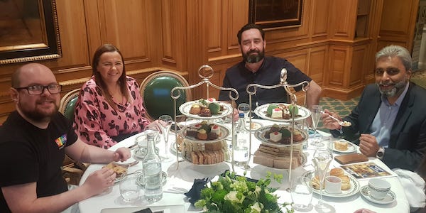 Protected Trust Services held its first networking event since February 2020, with 15 luxury agents joining a VIP afternoon tea at The Milestone Hotel in London.