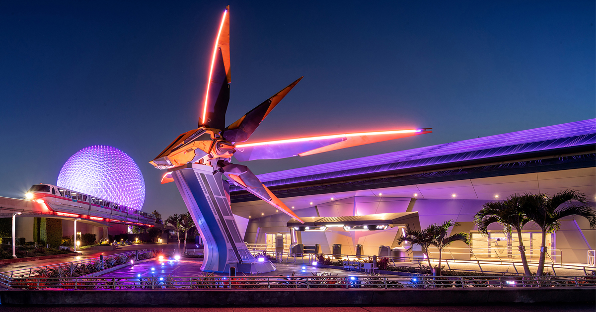 Walt Disney World Florida: First look at the new Guardians of the Galaxy rollercoaster